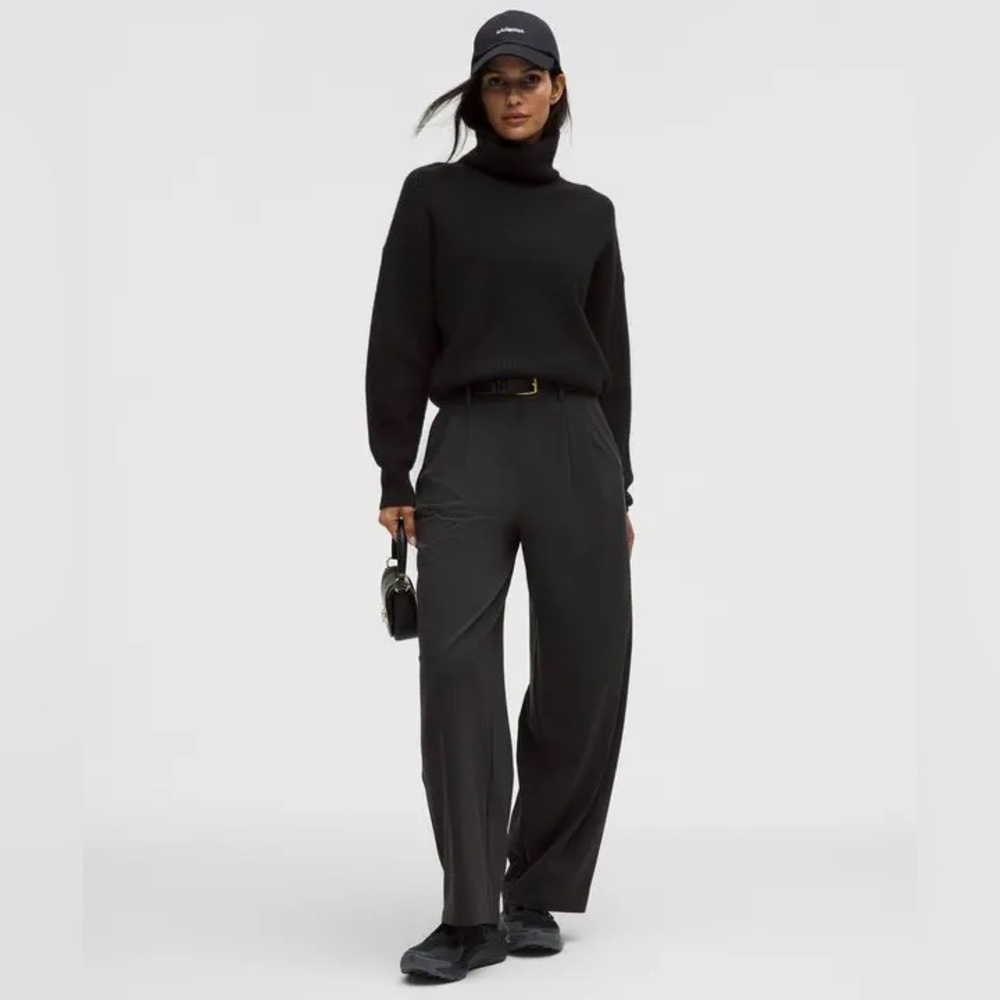 Lululemon Oversized Cashmere Funnel-Neck Sweater